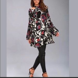 Free People Cold Shoulder Top/Dress NWOT